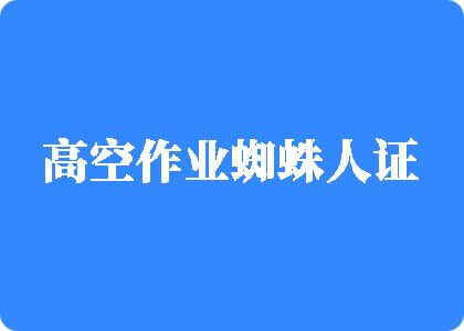 美女操屄网高空作业蜘蛛人证